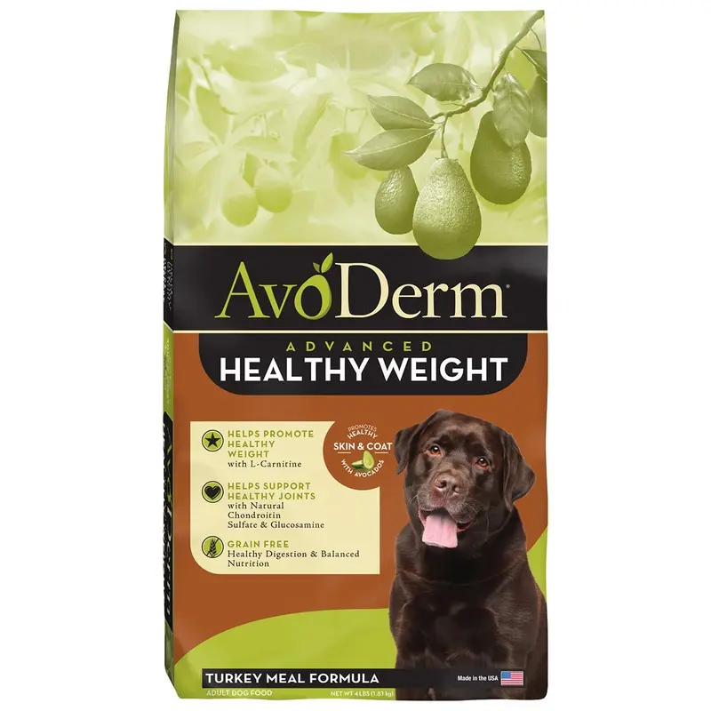 AvoDerm Advanced Healthy Weight Dry Dog Food - Turkey - 4lb Bag