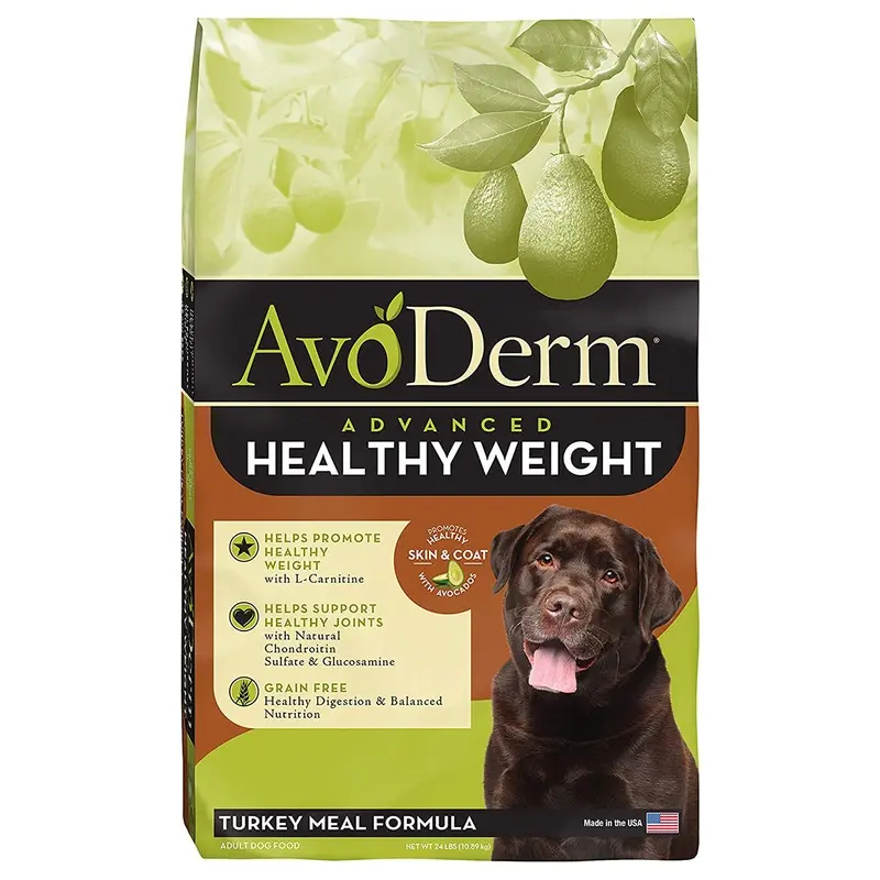 AvoDerm Advanced Healthy Weight Dry Dog Food - Turkey - 24lb Bag