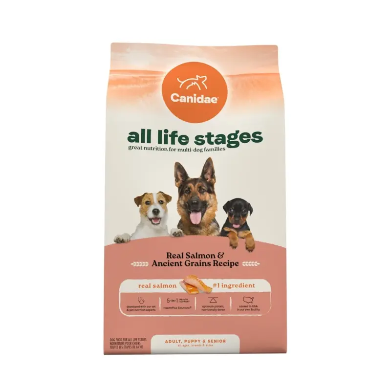 Canidae All Life Stages Real Salmon & Ancient Grains Recipe Dry Dog Food, 27 lbs.