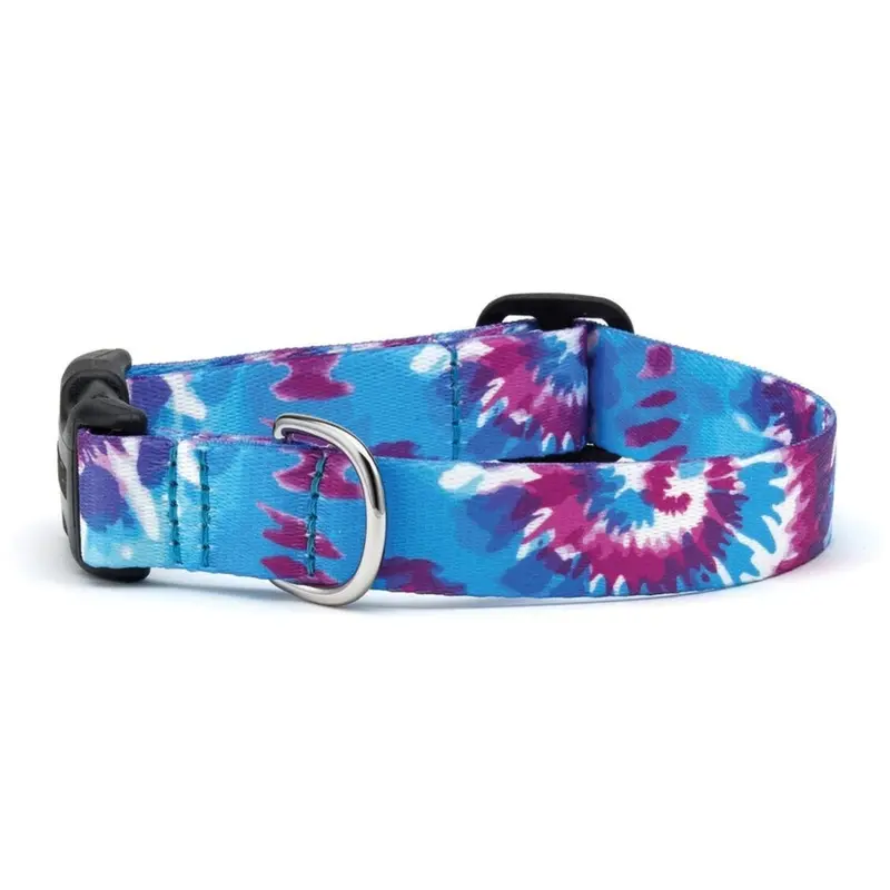 Up Country Tie Dye Printed Dog Collar Extra Large 18"-24"