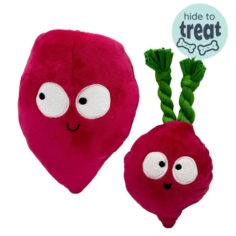 Huxley & Kent Pop 'n Fetch Beet Dog Toy Small