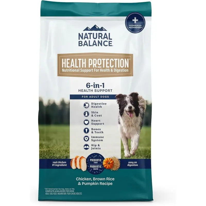 Natural Balance Dry Dog Food - Chicken Brown Rice & Pumpkin - 4lb