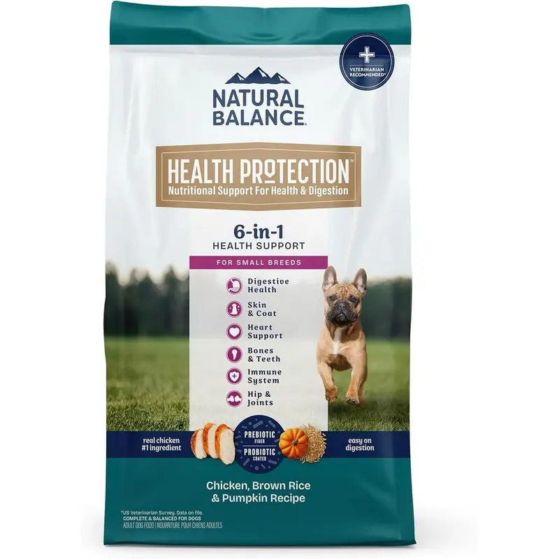 Natural Balance Health Protection Small Breed Chicken Rice & Pumpkin - 4lb