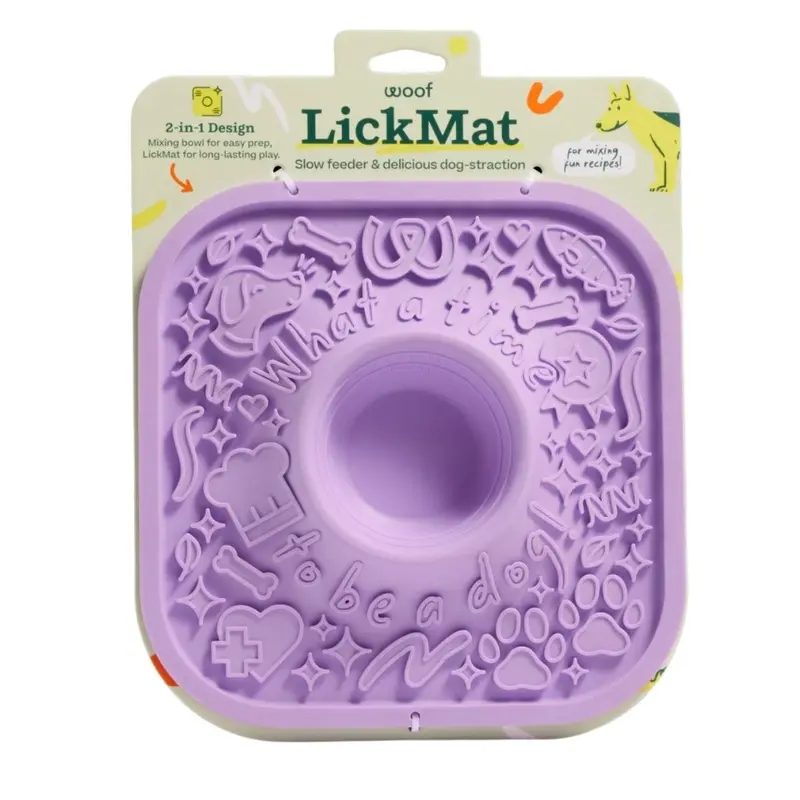 Woof Dog Lickmat Lavender