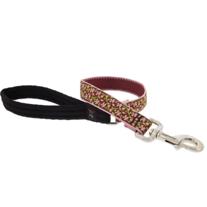 LUPINE MicroBatch Limited Designs Dog Leash, Cherry Blossom, 1x6'