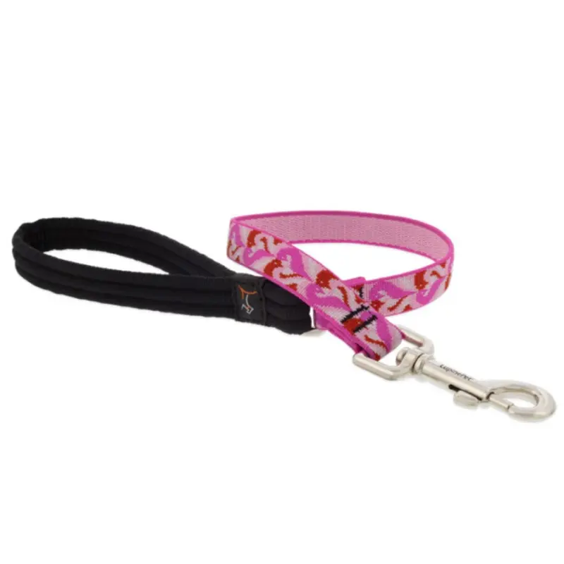 LUPINE MicroBatch Limited Designs Dog Leash, Lovebirds, 1/2x6'