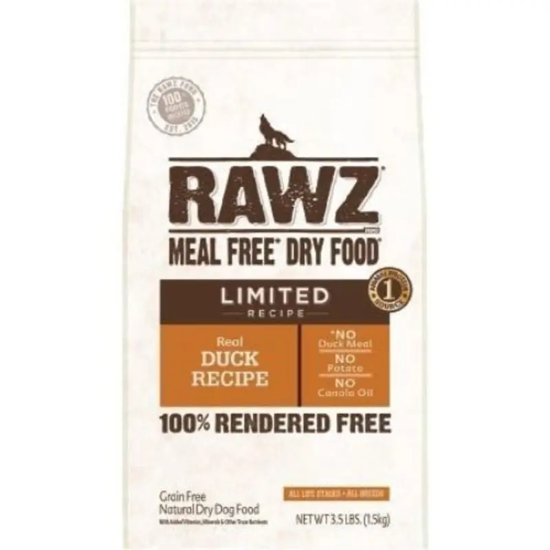 Rawz LID Real Duck Dry Dog Food 20lb