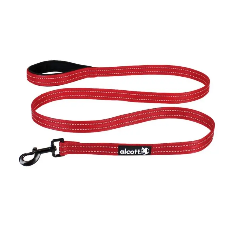 Alcott Adventure Leash for Dogs, Bright Red, Large, 6'