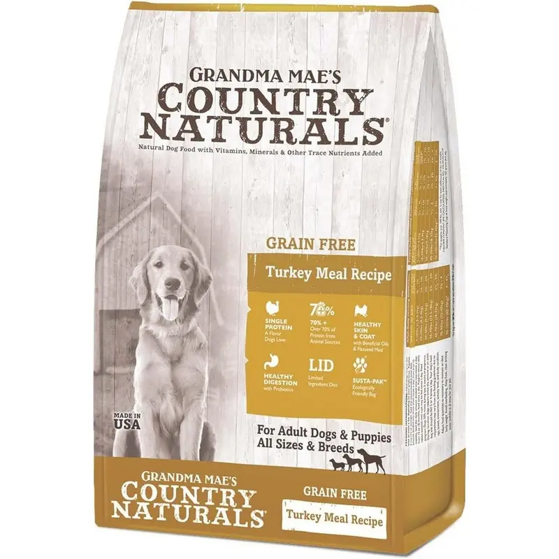 Grandma Mae's Limited Ingredient Diet Turkey Dry Dog Food 12lb