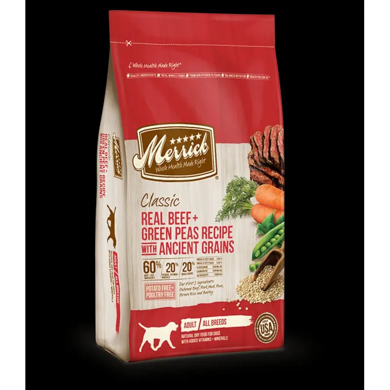 Merrick Beef & Green Pea with Ancient Grains Dry Dog Food 12lb