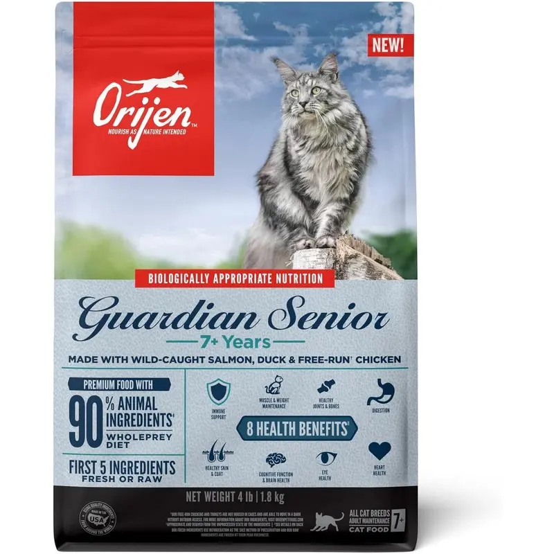 Orijen Grain Free Guardian Senior Dry Cat Food 4lb