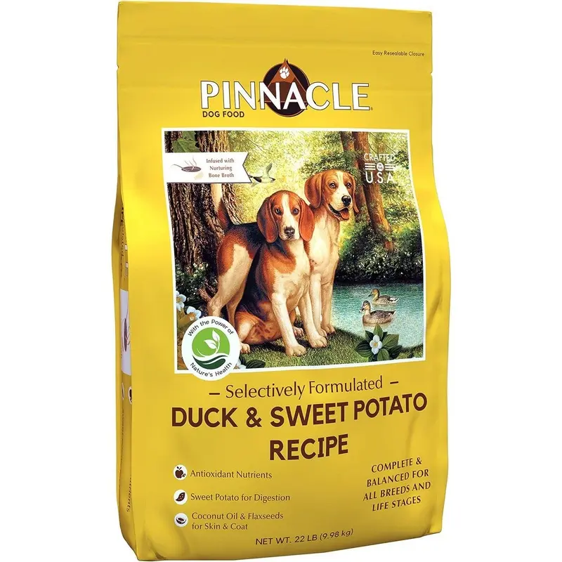Pinnacle Grain Free Duck Sweet Potato Dry Dog Food 22lb