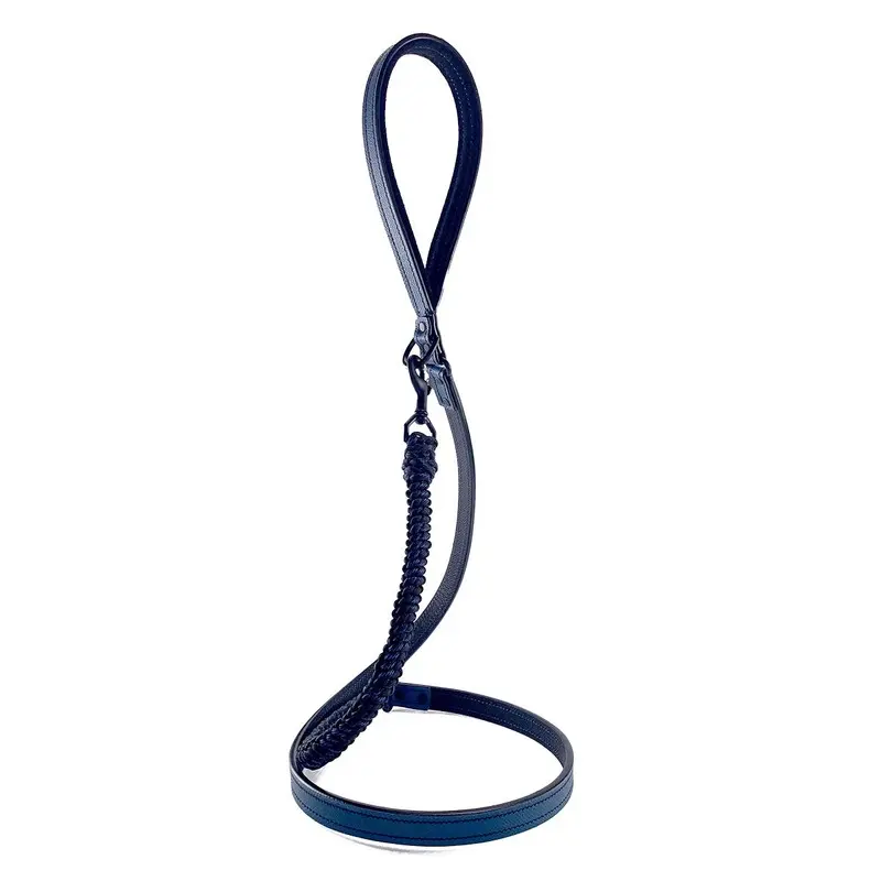 Nixon Leather And Macrame Dog Leash Orion Blue/Black