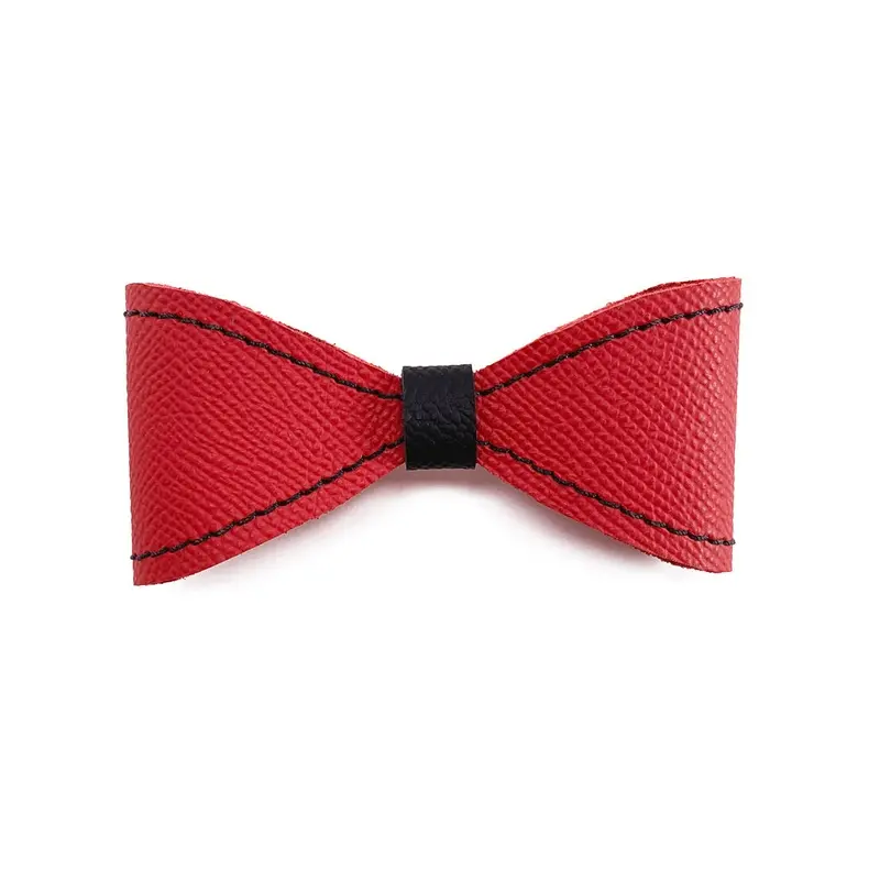 Nixon Leather Cayenne/Black Alex Dog Bow Tie Slider