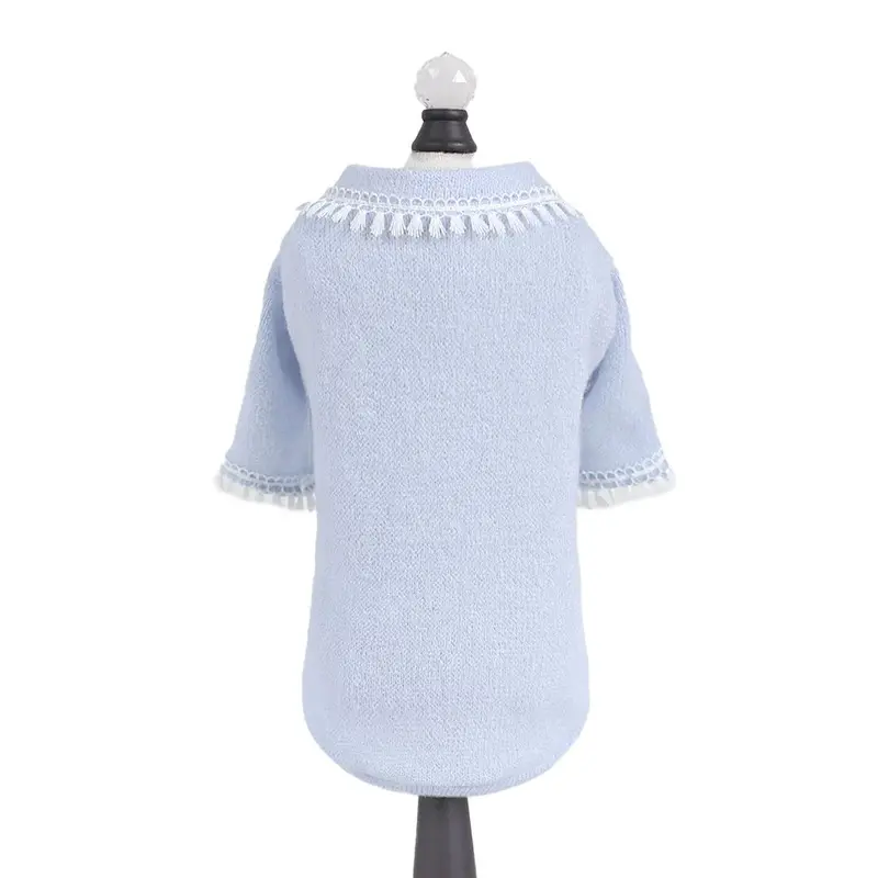 Heavenly Kiss Dog Sweater Blue
