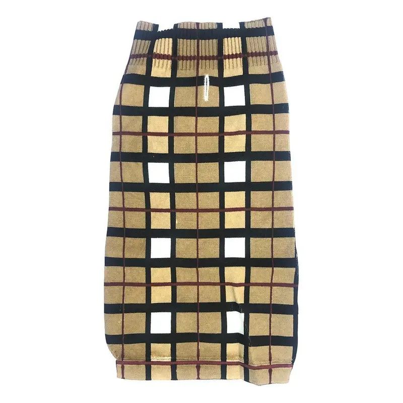 Kilpatrick Plaid Dog Sweater Tan