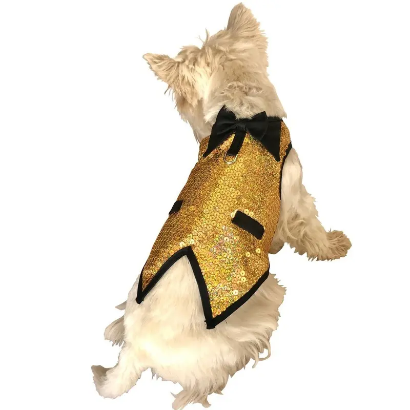 The Gentleman's Dog Tuxedo Krugerrand Sequins