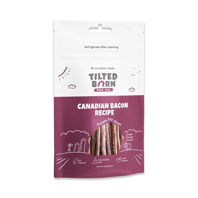 Canadian Bacon Dog Treats