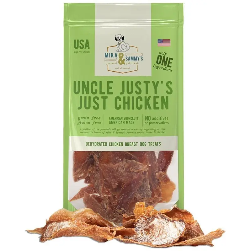 Uncle Justy's Just Chicken Jerky Dog Treats