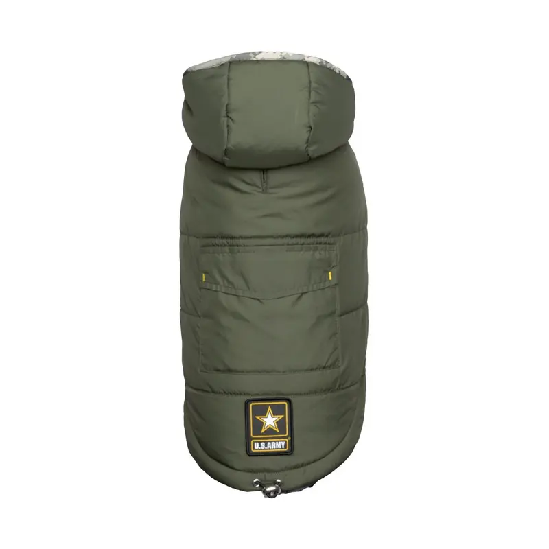 US Army Parka Dog Jacket Dark Camo