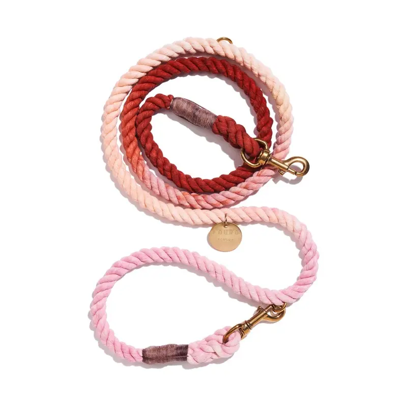 Adjustable Bolt Snaps Rope Dog Leash Arizona Ombre