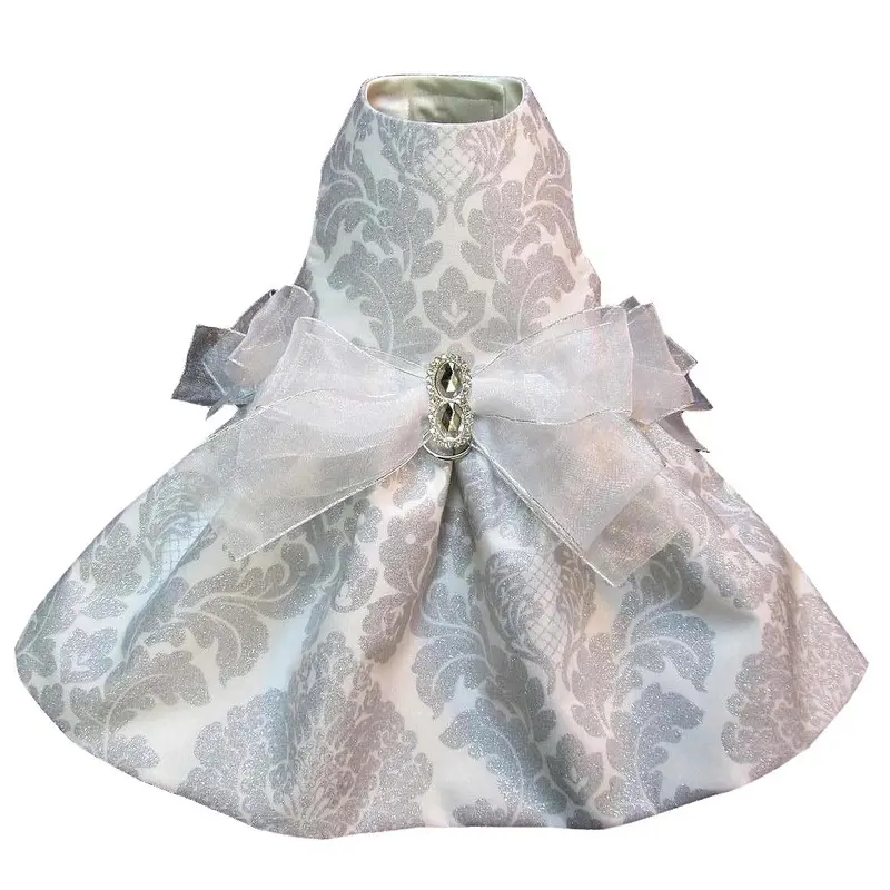 Delovely Damask Couture Dog Harness Dress