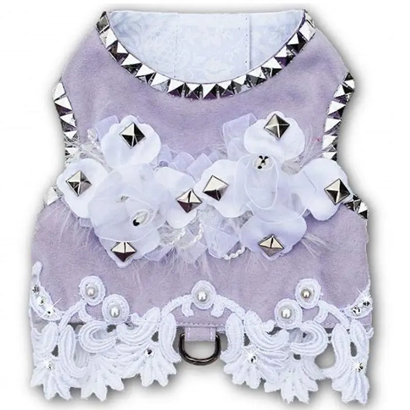 Rock Garden Floral Lace Dog Harness Vest