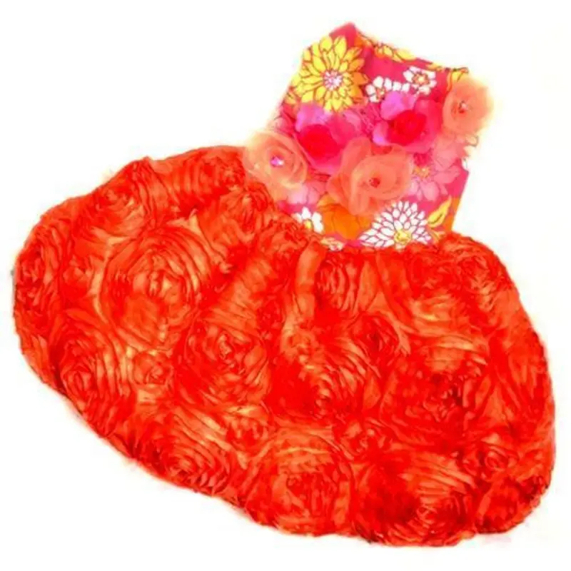 Countryside Glamour Flowers Dog Dress
