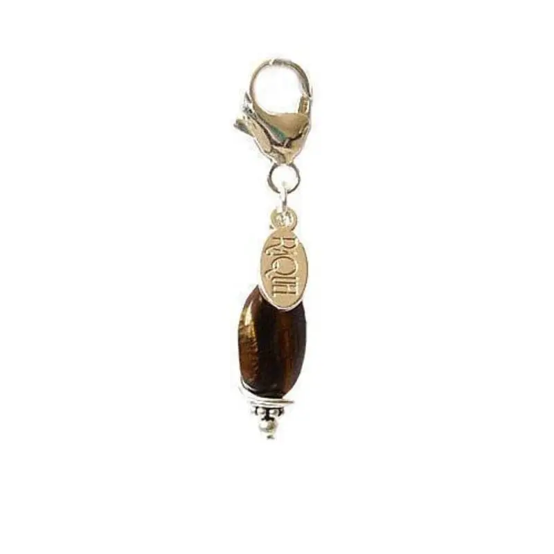 Tiger Eye Healing Dog Collar Charm Teacup Pawmulet