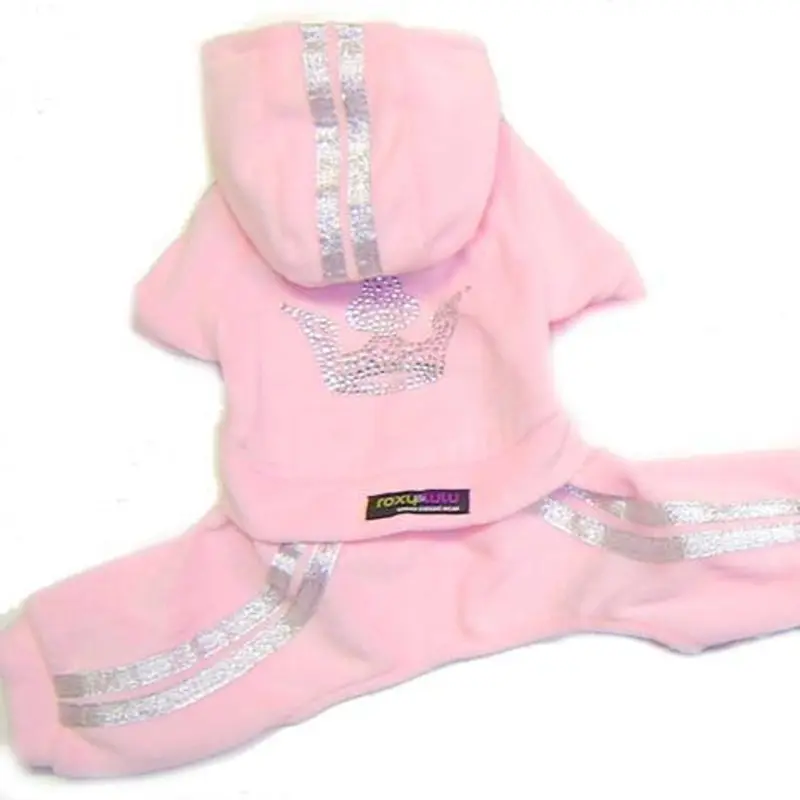 City Glam Dog Track Suit Pink