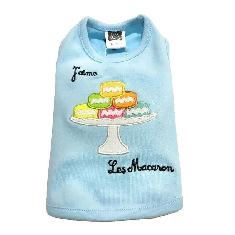 Le Macaron Baby Blue Dog Tank