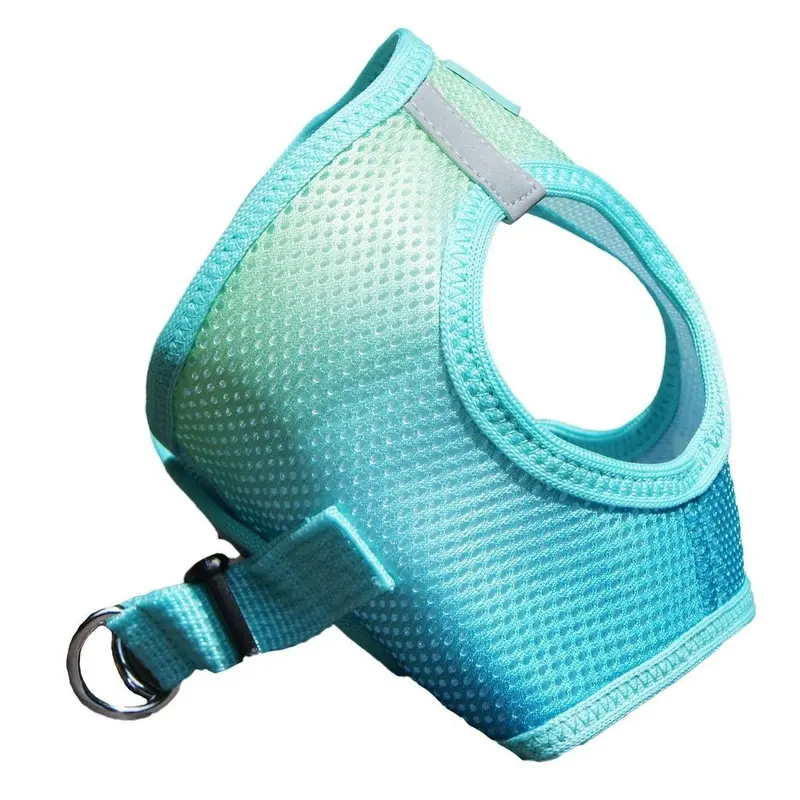 American River Ombre Dog Harness Aruba Blue