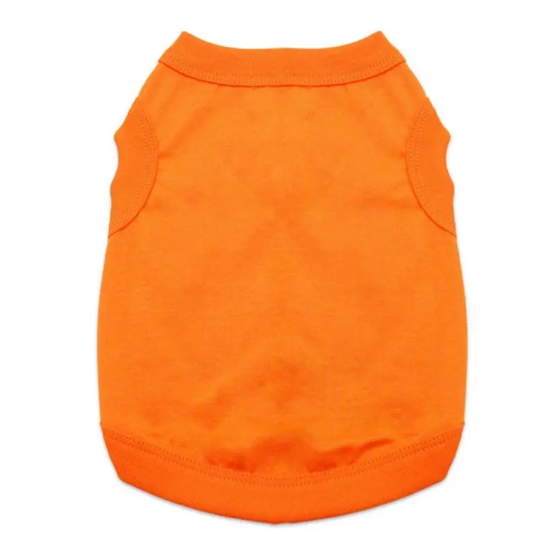 Cotton Dog Tank Sunset Orange Large