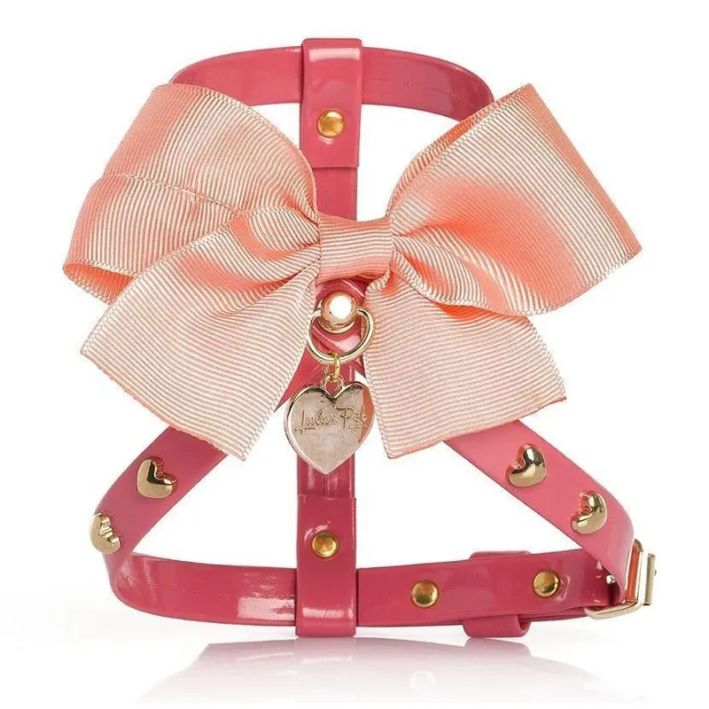 Luna Love Dog Harness Coral