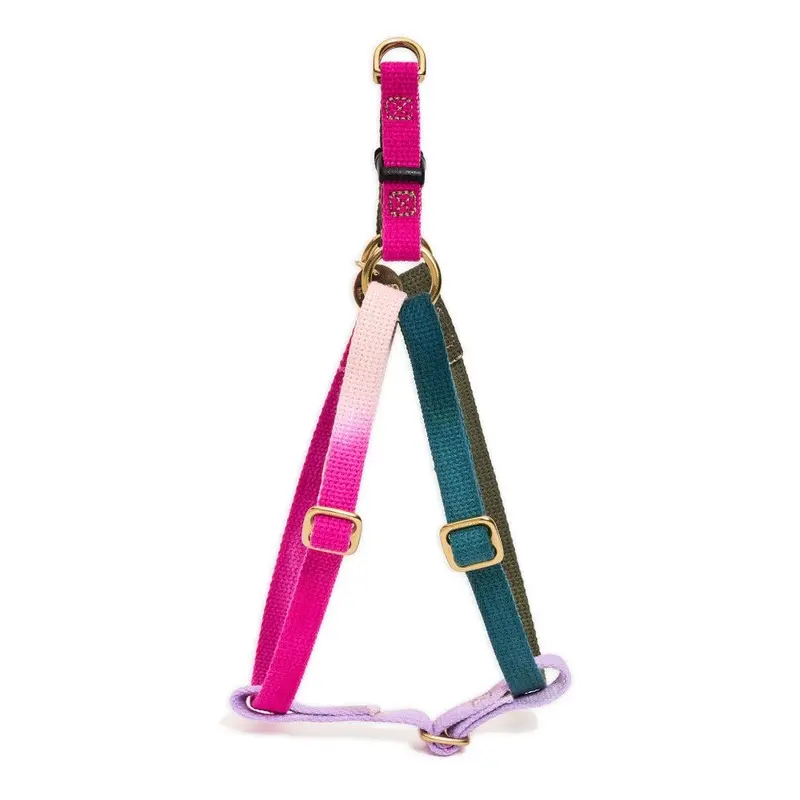 Flat Webbing Cotton Dog Harness Jolie