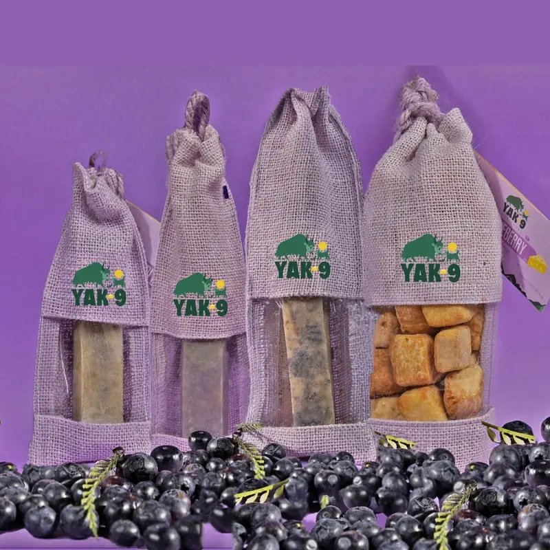 Blueberry Yak Cheese Dog Chews