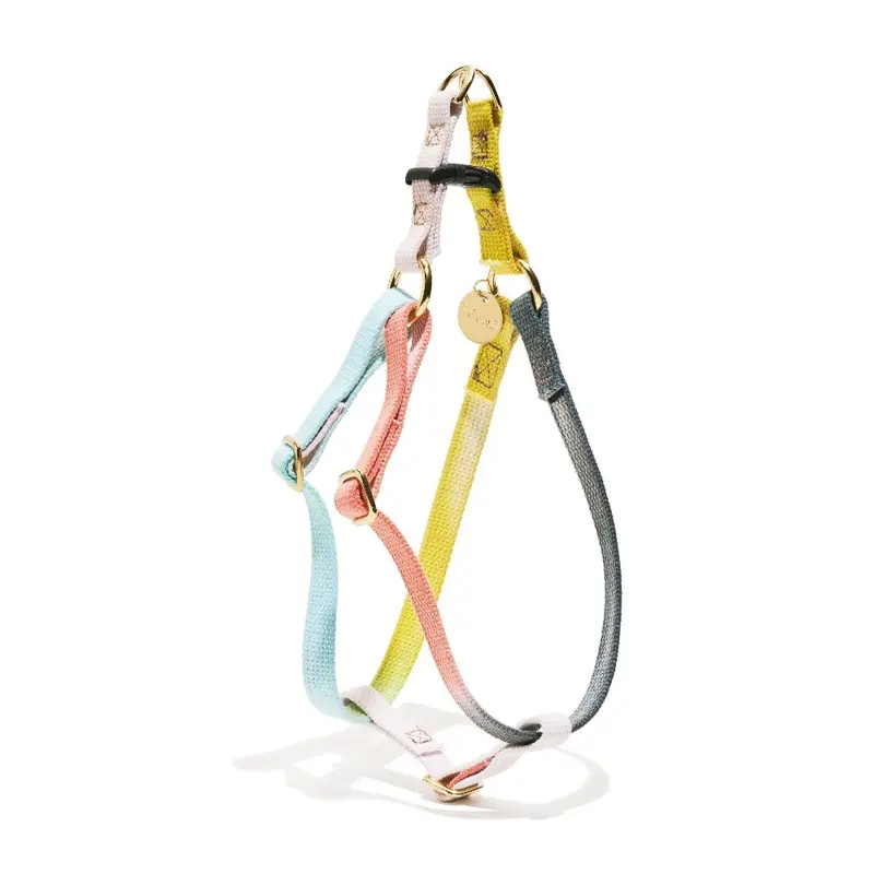 Flat Webbing Cotton Dog Harness Claude
