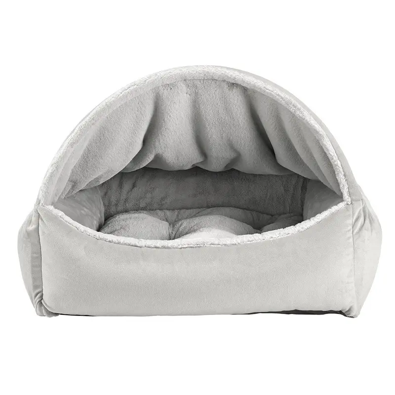 Cloud Dream Fur Canopy Dog Bed