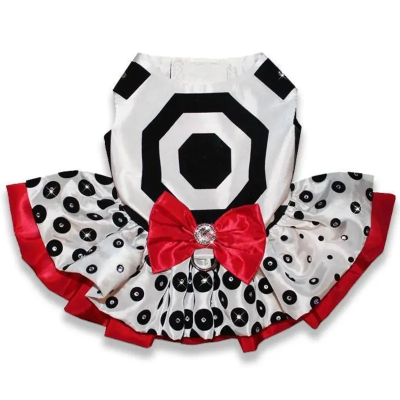 Polka Dot Elegance Dog Dress