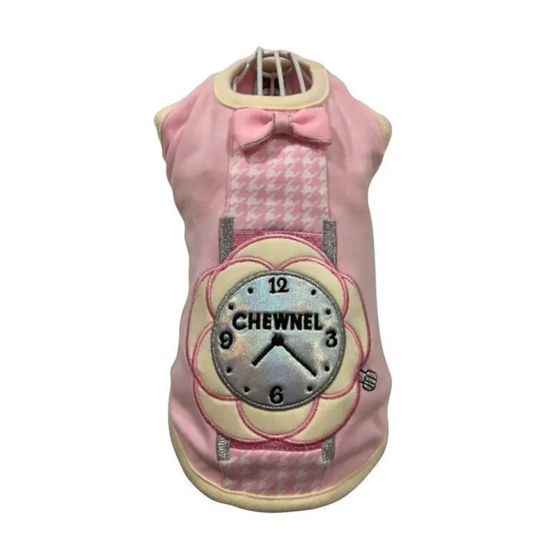 Chewnel Camellia Watch Dog Tank Pink