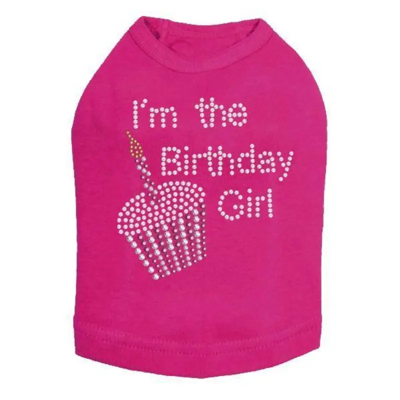 I'm The Birthday Girl Rhinestone Dog Tank