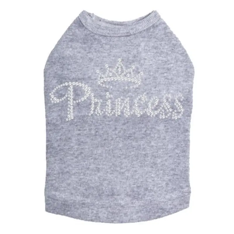 Princess Rhinestone Dog Tank
