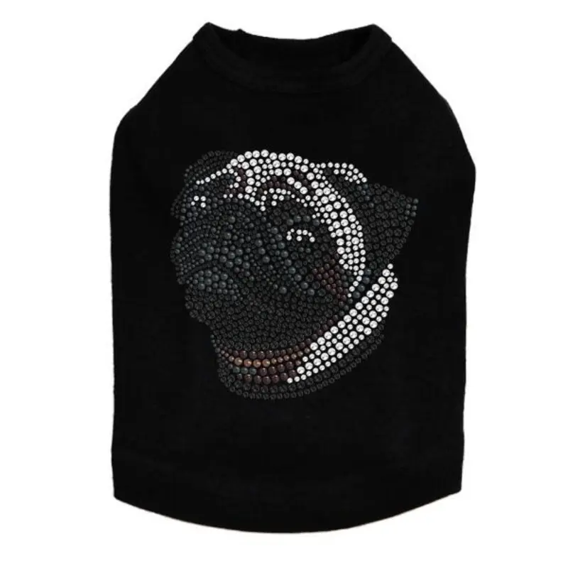 Pug Rhinestone Dog Tank