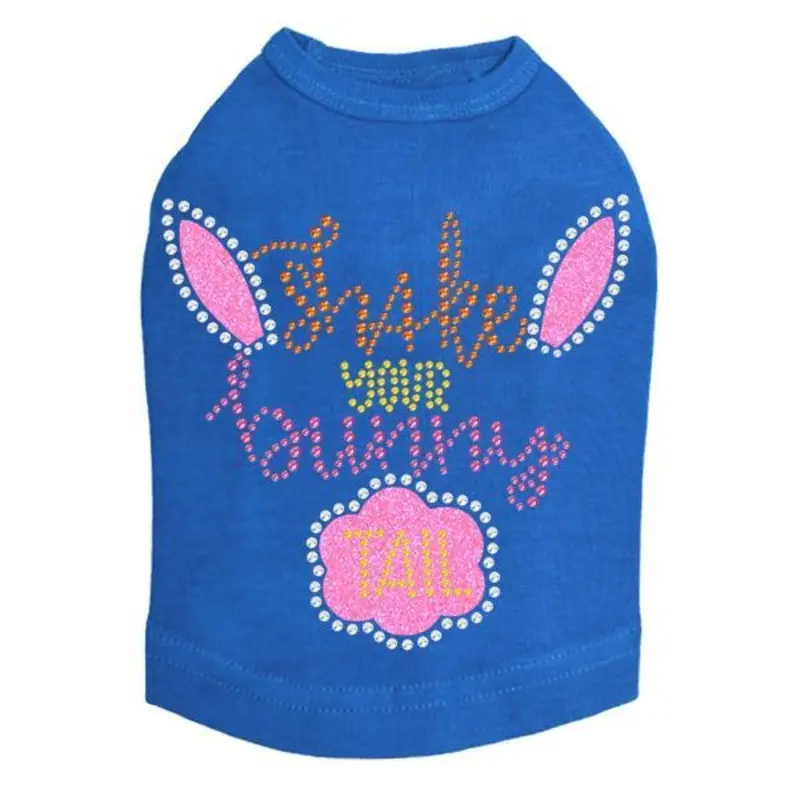 Shake Your Bunny Tail Rhinestone Dog Tank