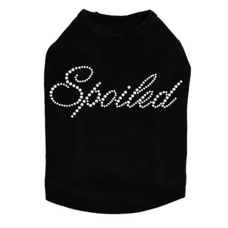 Spoiled Rhinestone Dog Tank