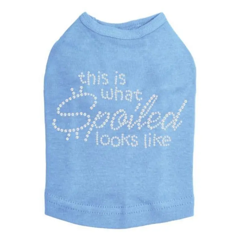 This Is What Spoiled Looks Like Rhinestone Dog Tank