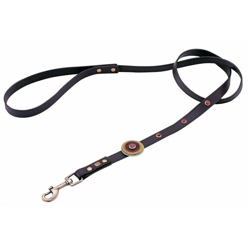 Circle Gold Sand Stone Dog Leash