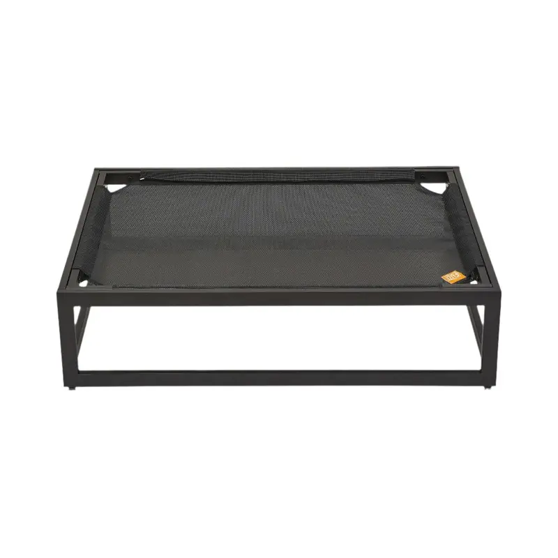 The Up Pup Raised Dog Bed Black