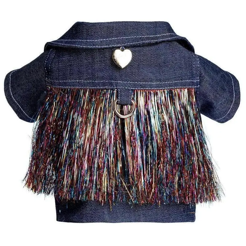Jean Party Biker Dog Coat