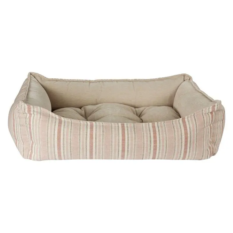 Sanibel Stripe Microlinen Scoop Dog Bed
